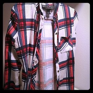 Flannel - Plaid - 3/4 Sleeve